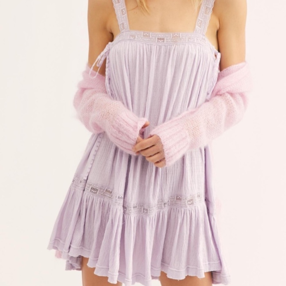 Free People Sweet Thing Tunic In Lilac